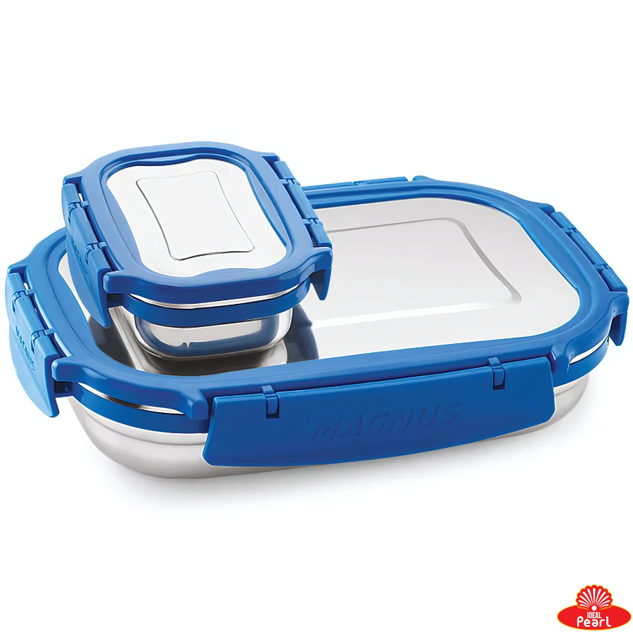 Magnus Bolt Deluxe Stainless Steel Lunch Box