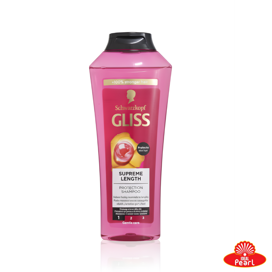 SCHWARZKOPF GLISS SUPREME LENGTH PROTECTION SHAMPOO - 400ML