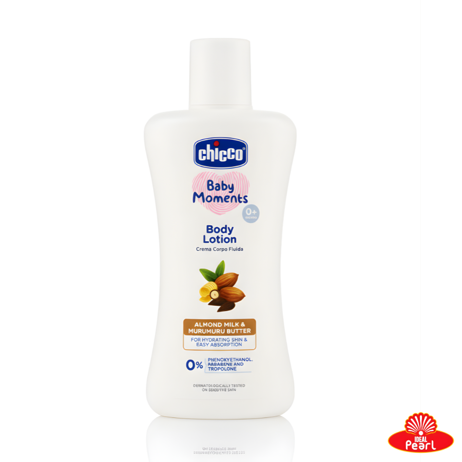 CHICCO BABY MOMENTS BODY LOTION ALMOND MILK & MURUMURU BUTTER - 200ML