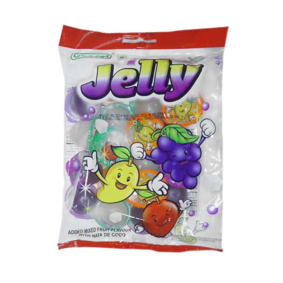 Cocon Jelly - Mixed Fruit With Nata De Coco 300g -  20 cups pack -  15g Each