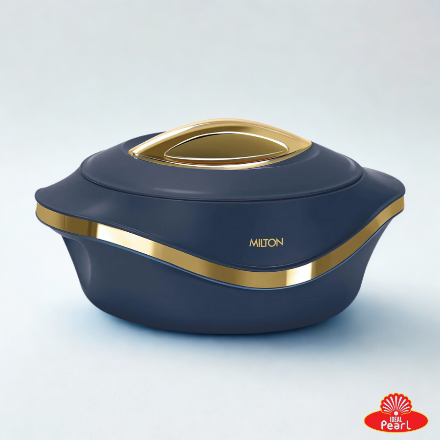MILTON PEARL 1000 STAINLESS STEEL CASSEROLE AVAILABLE IN 3 COLORS (BLUE,MAROON,IVORY)