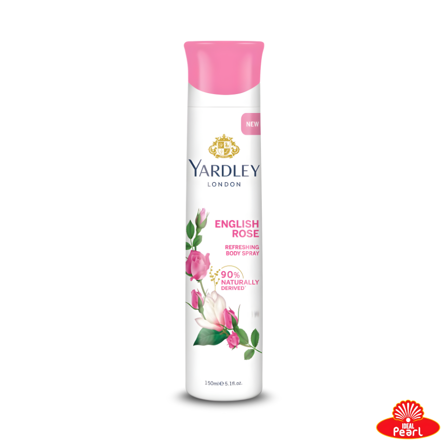 YARDLEY LONDON ENGLISH ROSE REFRESHING BODY SPRAY - 150ML