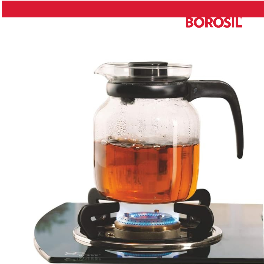 BOROSIL CARAFE WITH STRAINER IN LID 1L