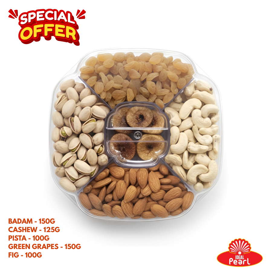 PREMIUM DRY FRUITS GIFT PACK - 5 IN 1 ASSORTED (SPECIAL OFFER)