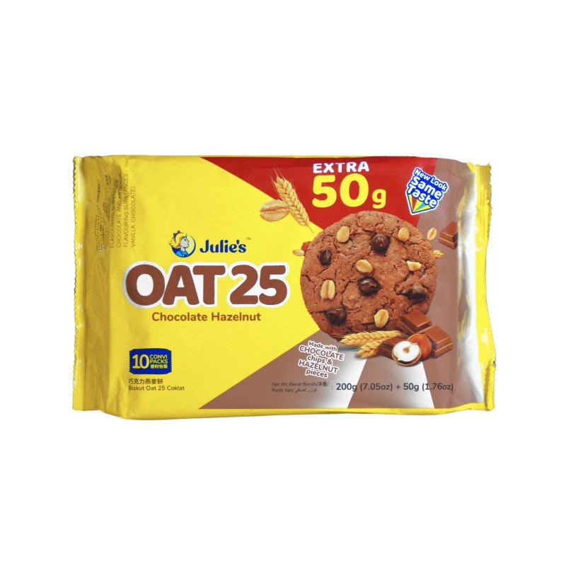 Julie's Oat 25 Chocolate Hazelnut 200g