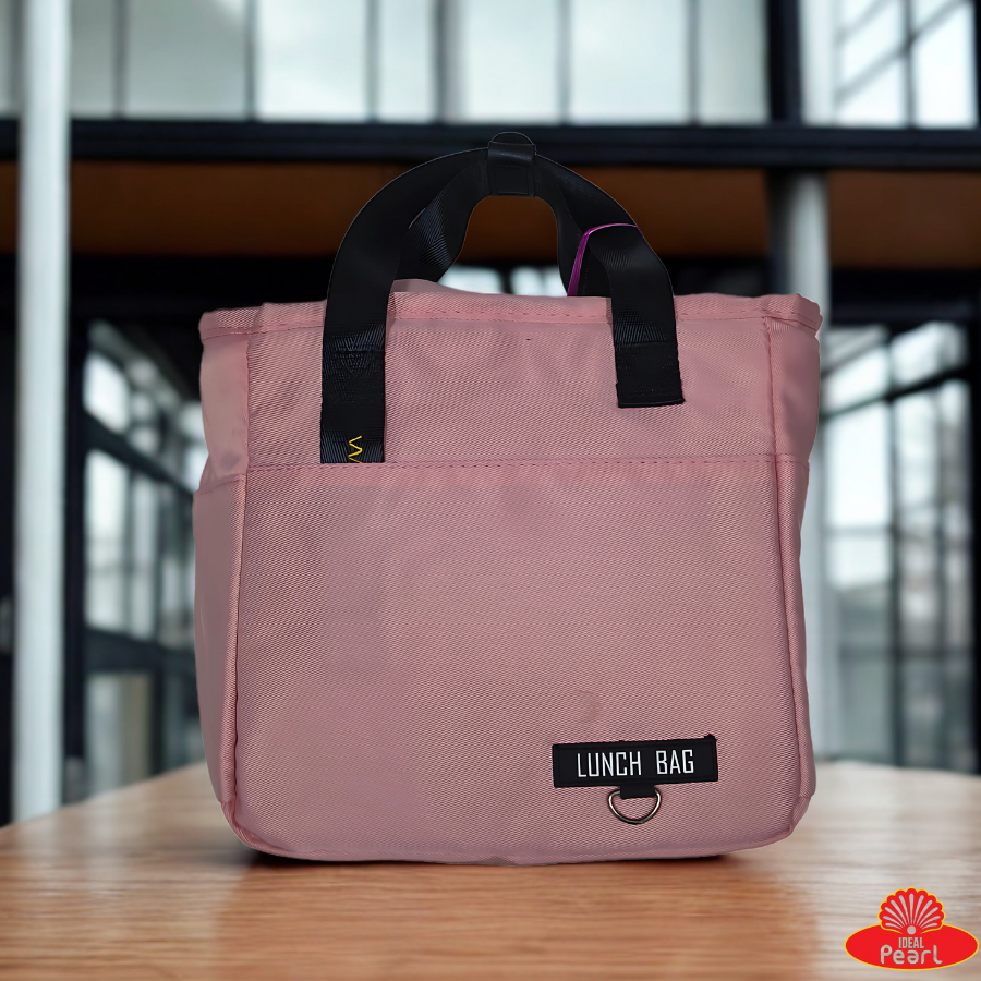PEARL Classic Insulated Lunch Bag – PINK | Durable, Spacious & Easy to Carry