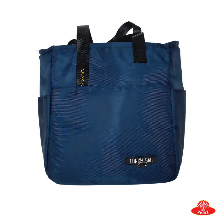 PEARL Classic Insulated Lunch Bag – Navy Blue | Durable, Spacious & Easy to Carry