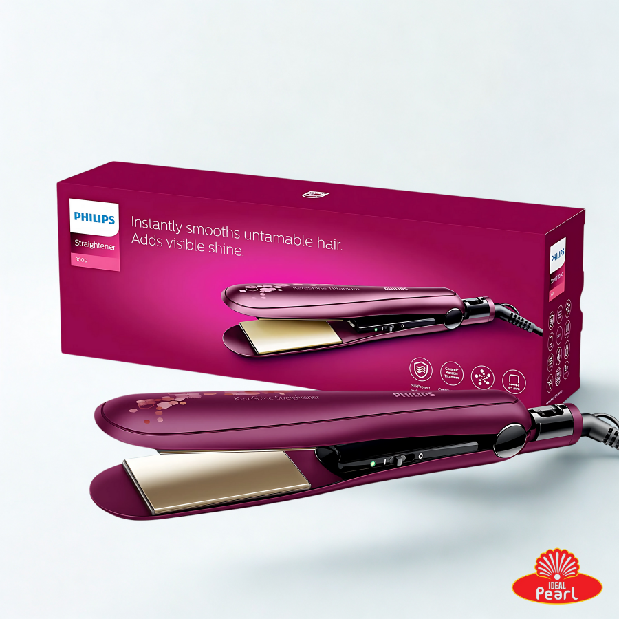 PHILIPS STRAIGHTENER KERASHINE TITANIUM 3000 BHS738