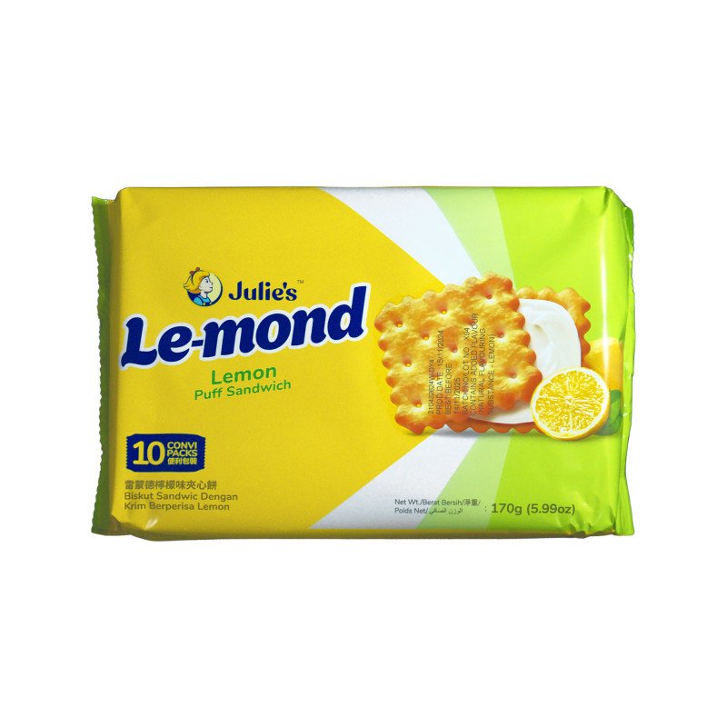 Julie's Le-mond Lemon Puff Sandwich 170g