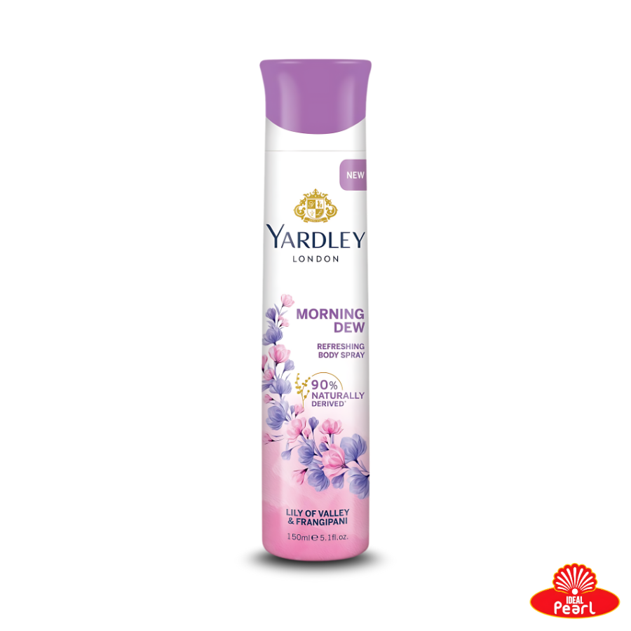 YARDLEY LONDON MORNING DEW REFRESHING BODY SPRAY - 150ML