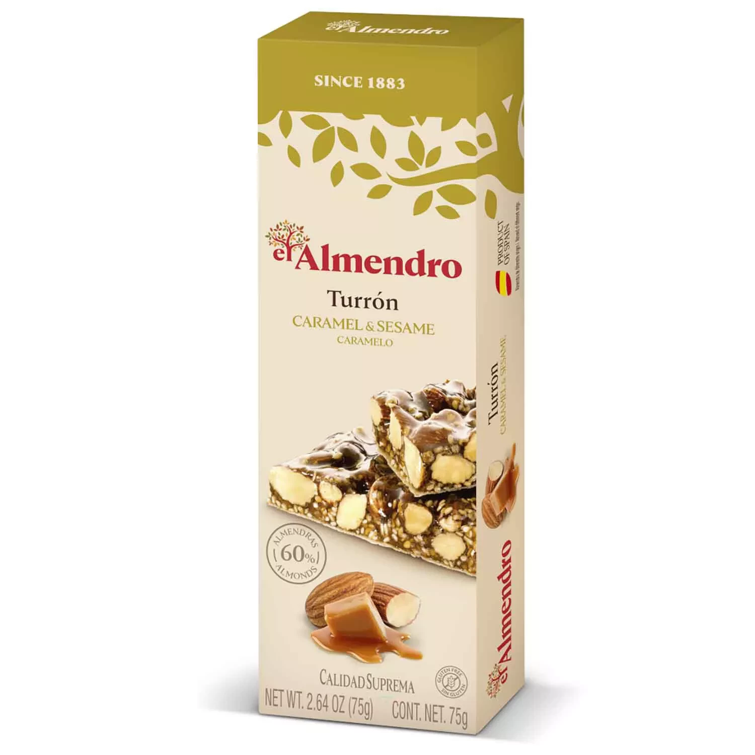 Almendro Caramel & Sesame 75g