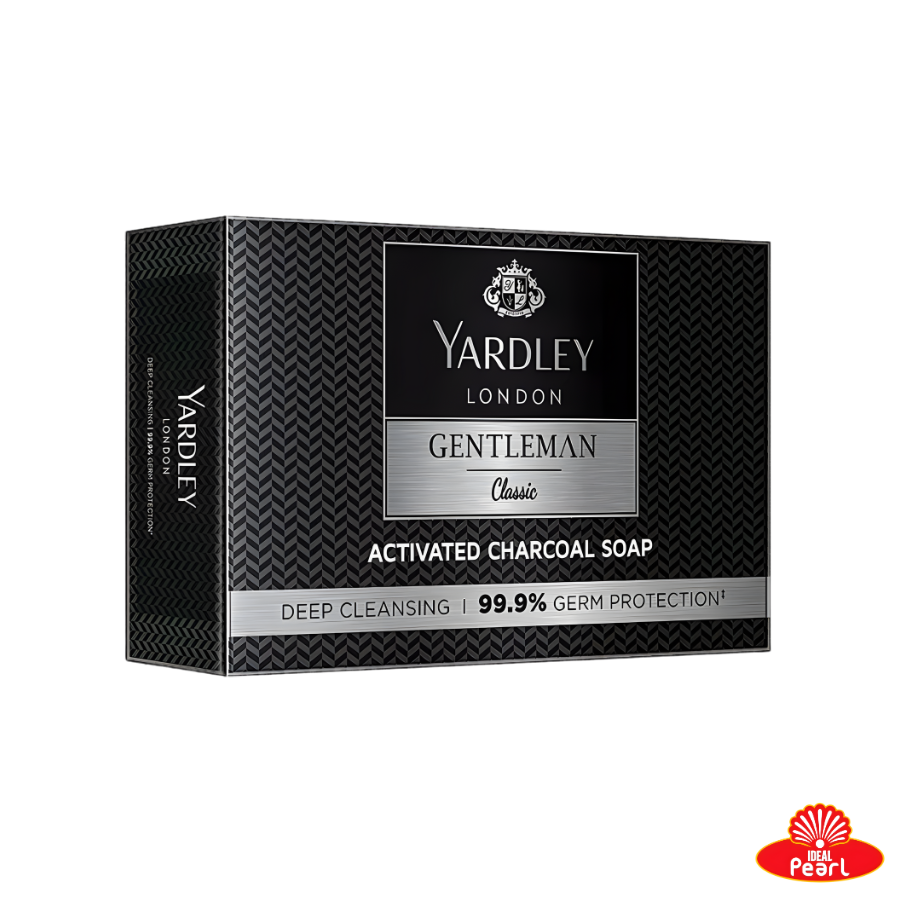 YARDLEY LONDON GENTLEMAN CLASSIC ACTIVATED CHARCOAL SOAP - 100G