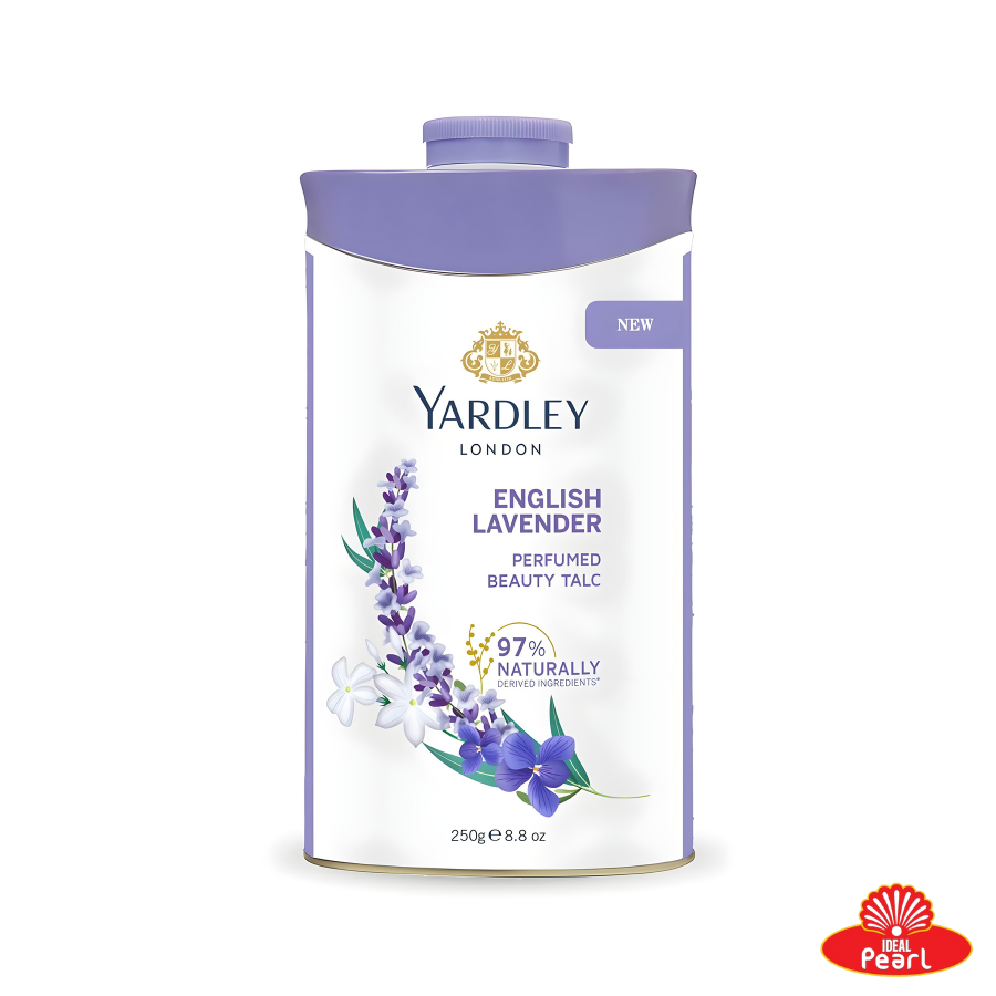 YARDLEY LONDON ENGLISH LAVENDER PERFUMED BEAUTY TALC – 250G