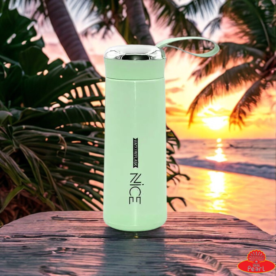 Nice Glass Water Bottle-400ML Hot and Cold (Multi Color))