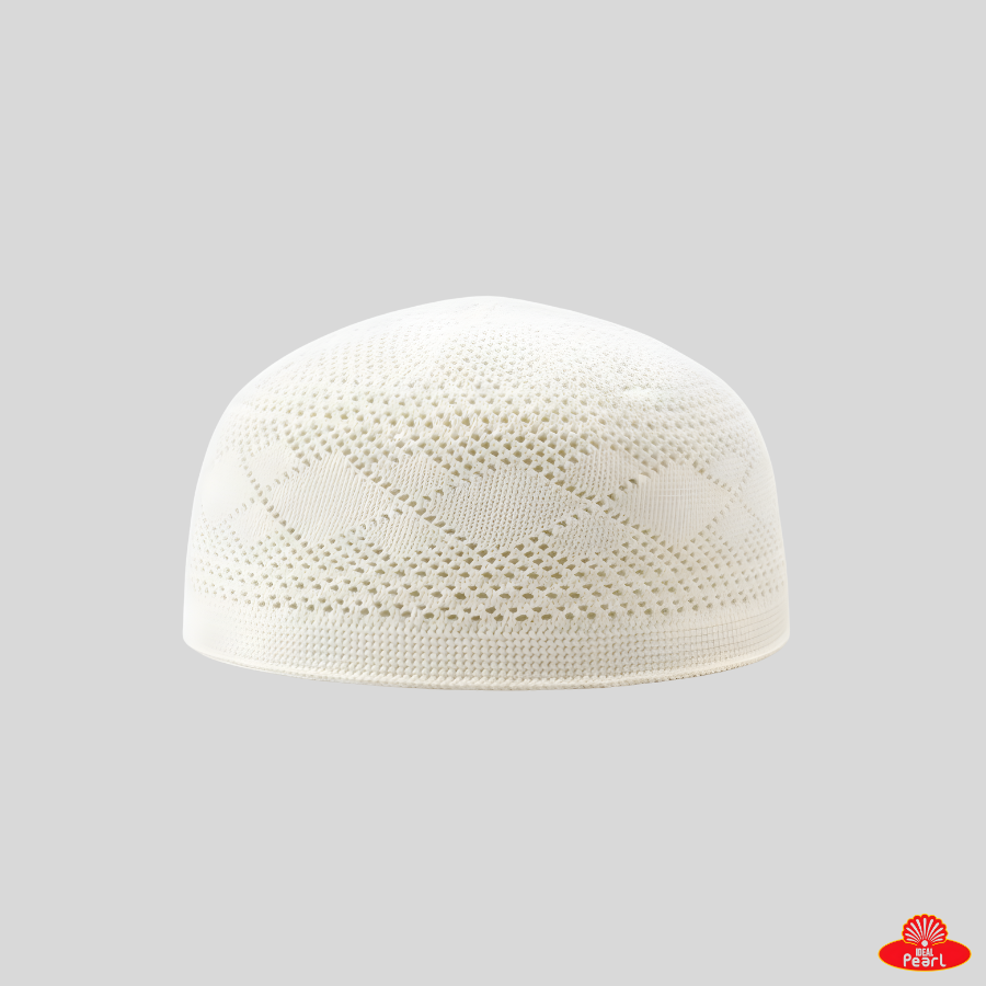 SUFI ROUND SHAPE WHITE CAP