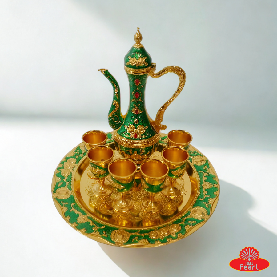 ARABIC STYLE JUG SET (GREEN)