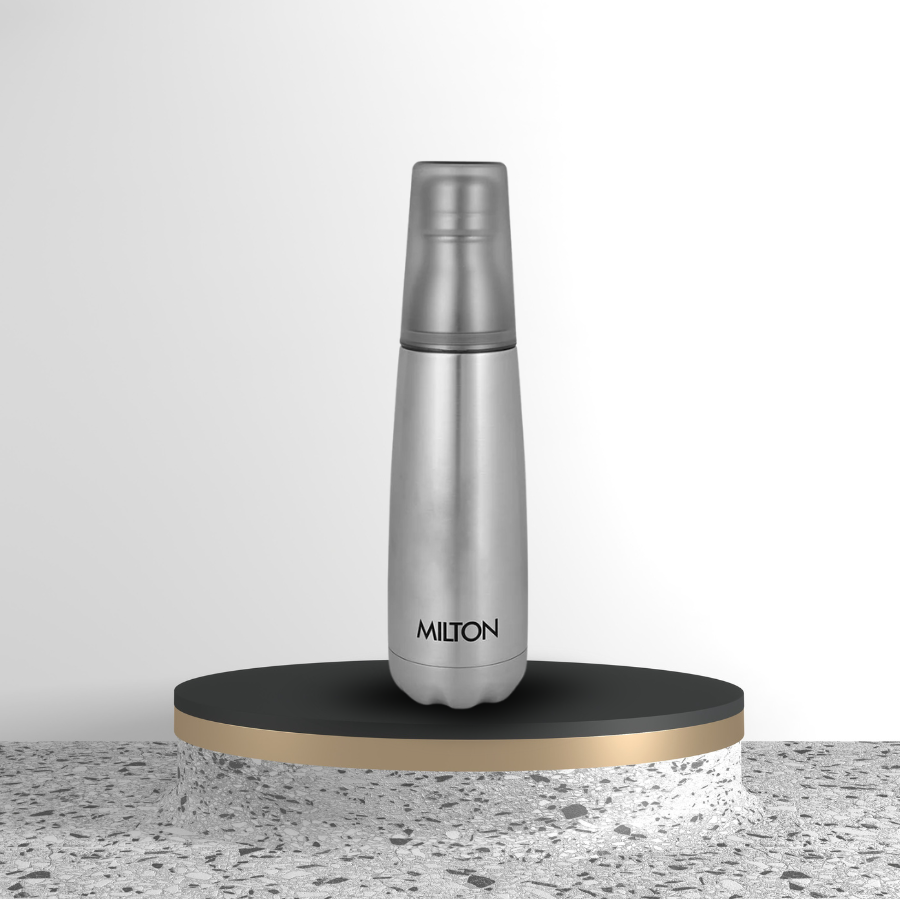 Milton Vertex Thermosteel Bottle With Tumbler 500ML