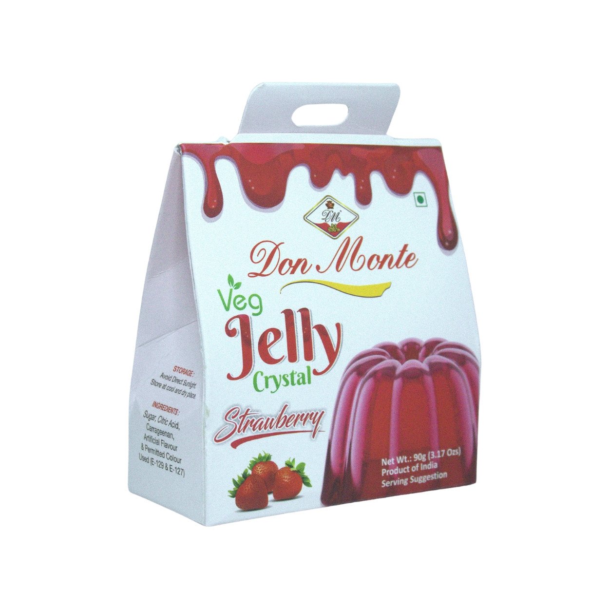 Don Monte - Veg Jelly Crystal Strawberry - 90g