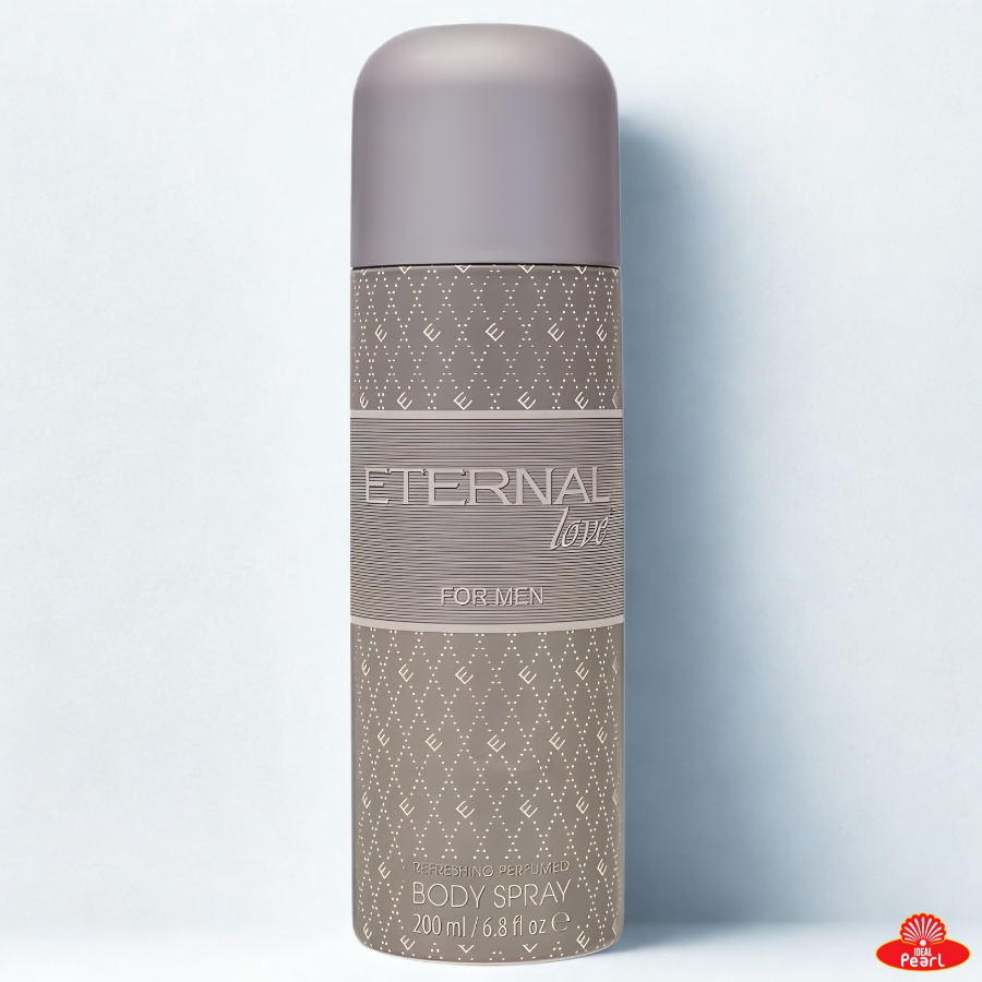 ETERNAL LOVE GREY MEN BODY SPRAY 200ML