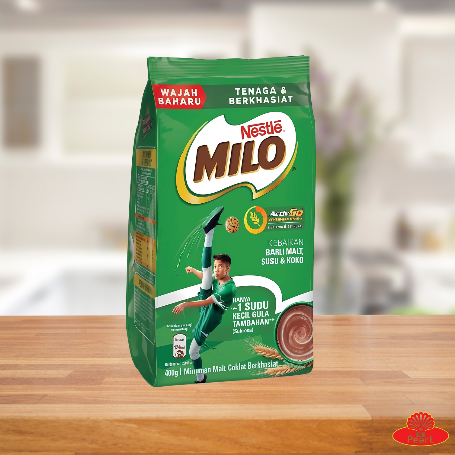 NESTLE MILO ACTIV-GO CHOCOLATE MALT DRINK POWDER - 400G