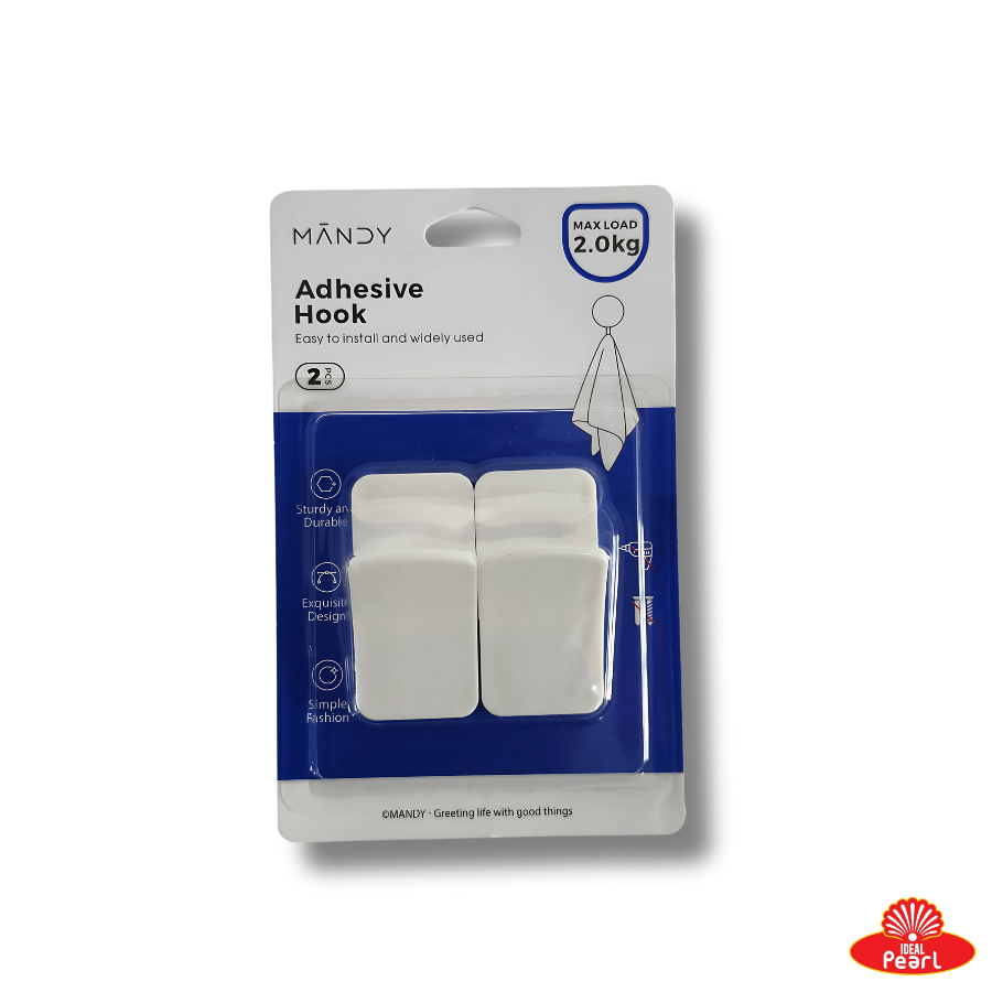 MANDY ADHESIVE HOOK 2PCS (XY-0530)