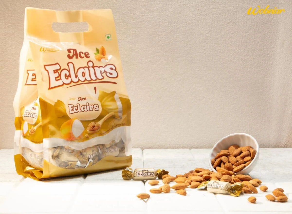Wobniar Ace Eclairs (Almond Toffee) 1kg