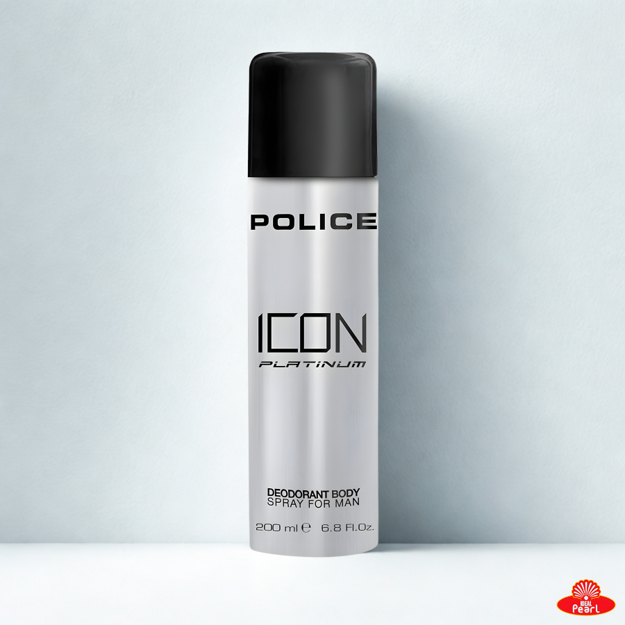 POLICE ICON PLATINUM BODY SPRAY 200ML