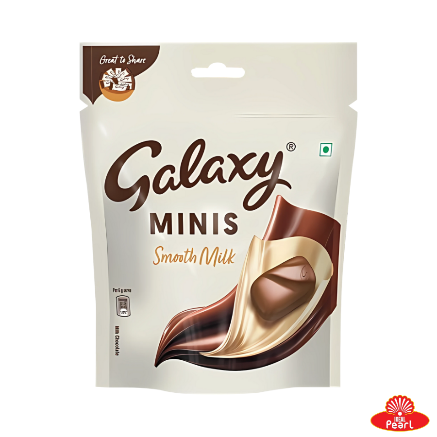 GALAXY MINI SMOOTH MILK 78G, FILLED CHOCOLATES (13 UNITS x 6G EACH)