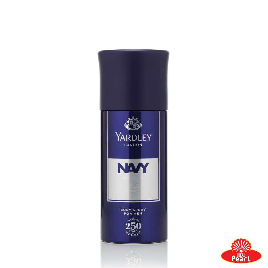 YARDLEY LONDON NAVY BODY SPRAY FOR MEN - 150ML