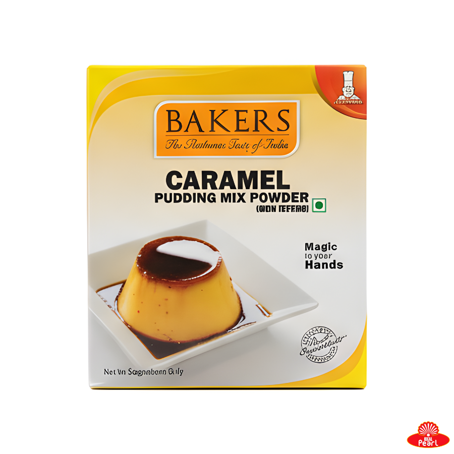 BAKERS CARAMEL PUDDING MIX POWDER 80G