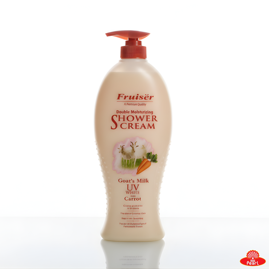FRUISER GOATMILK UV WHITE CARROT SHOWER CREAM 1000ML