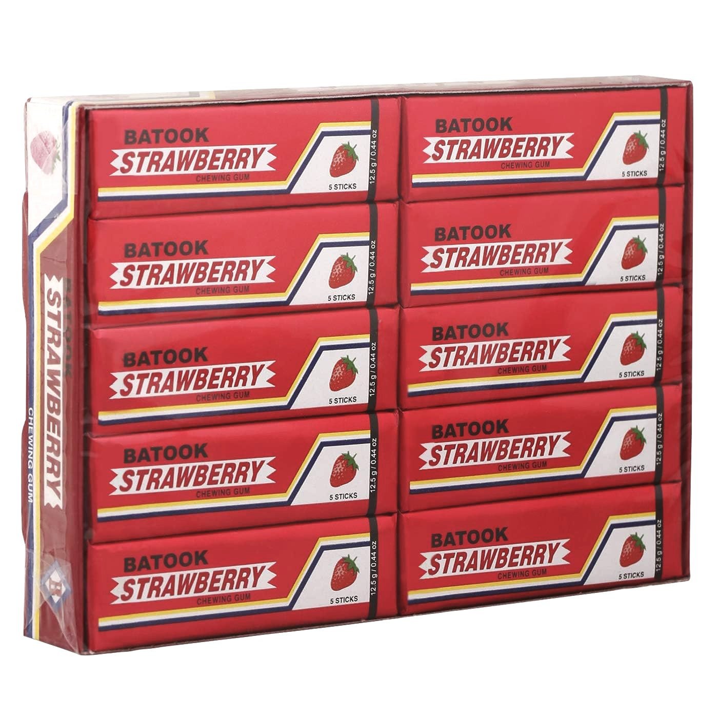 Batook Chewing Gum (Strawberry) 20 sticks pack