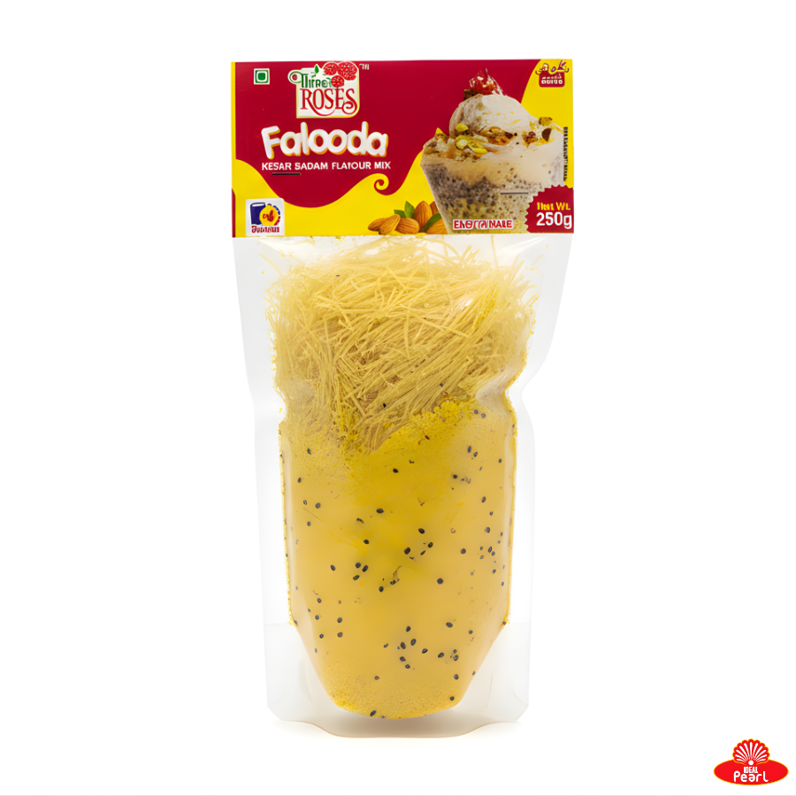 THREE ROSES FALOODA KESDAR BADAM FLAVOUR MIX 250G