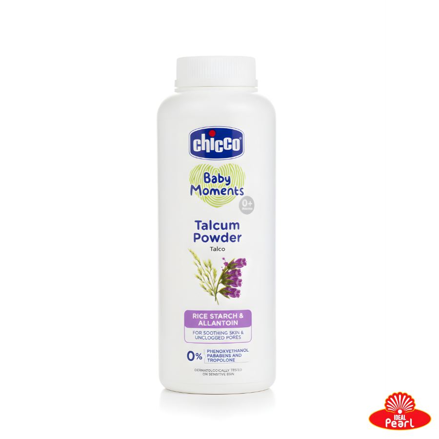 CHICCO BABY MOMENTS TALCUM POWDER RICH STARCH & ALLANTOIN - 150G