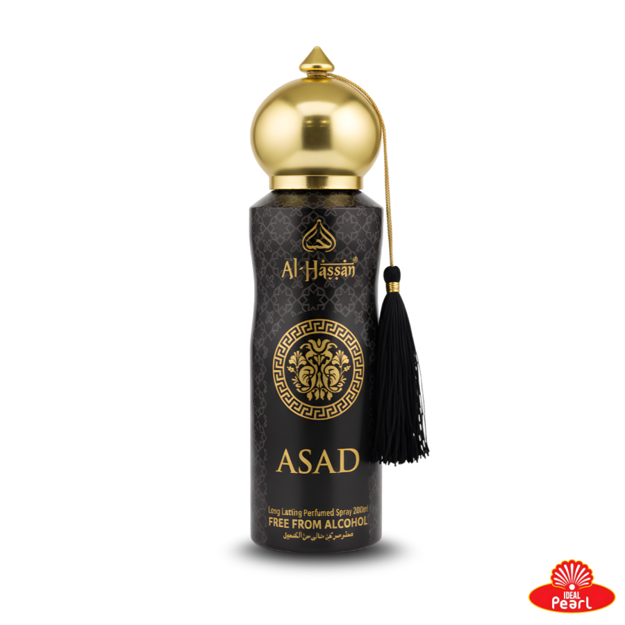AL-HASSAN ASAD LONG LASTING PERFUMED SPRAY - 200ML