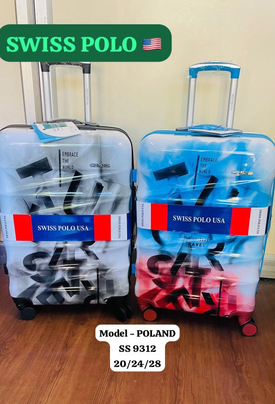 Swiss Polo USA Trolley Luggage – Model POLAND SS 9312 (20/24/28 Inch)
