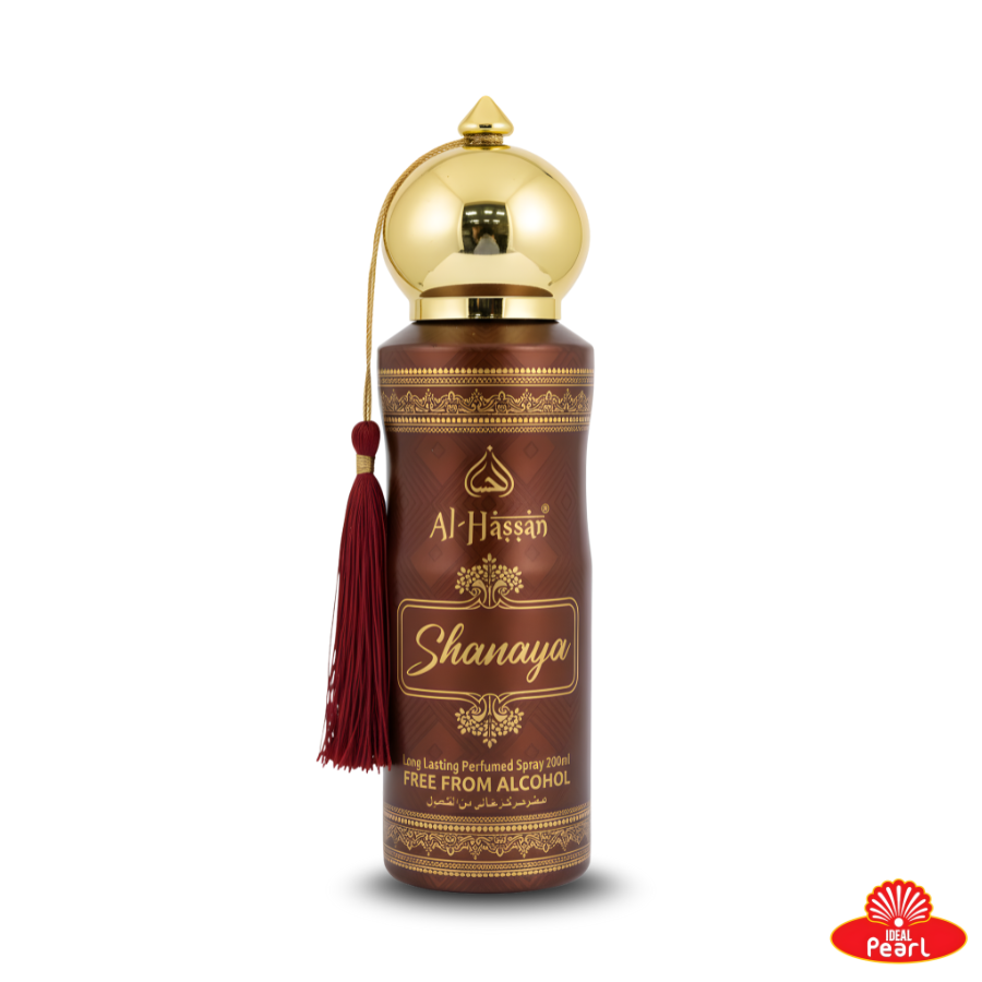 AL-HASSAN SHANAYA LONG LASTING PERFUMED SPRAY – 200ML