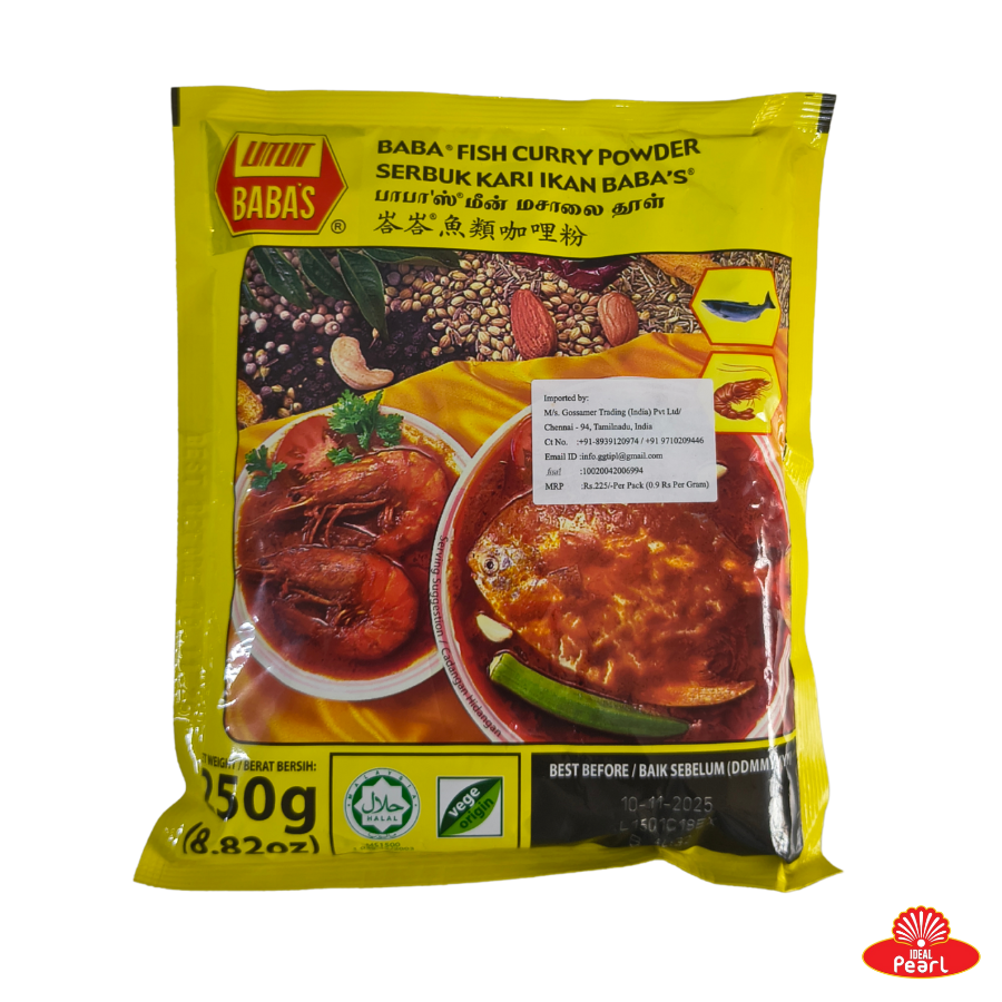 BABA'S FISH CURRY MASALA 250G