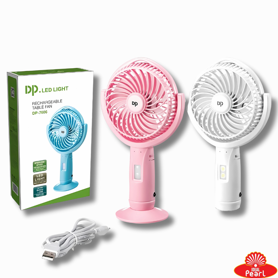DP-7606 RECHARGEABLE HAND FAN 2000mAh